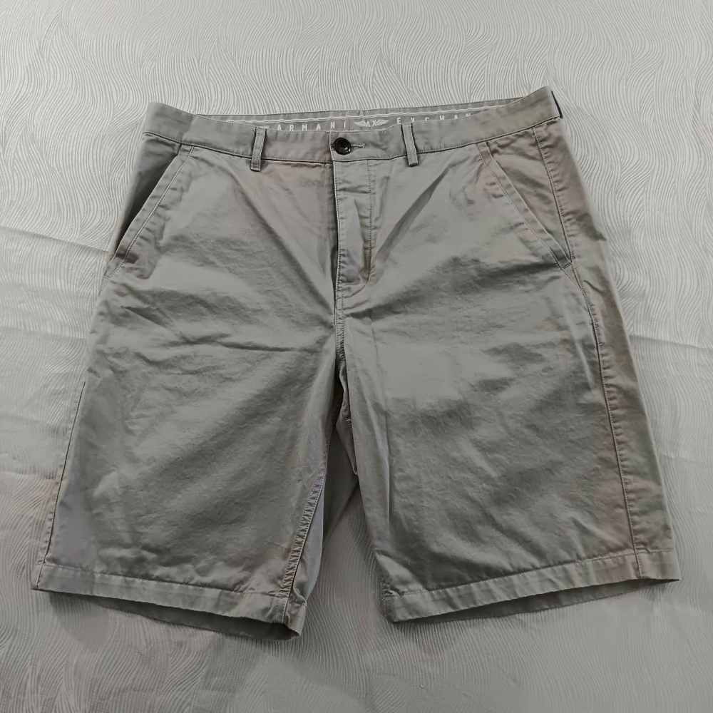 Armani Exchange Men's Size 36 Gray shorts Preppy Travel Summer
